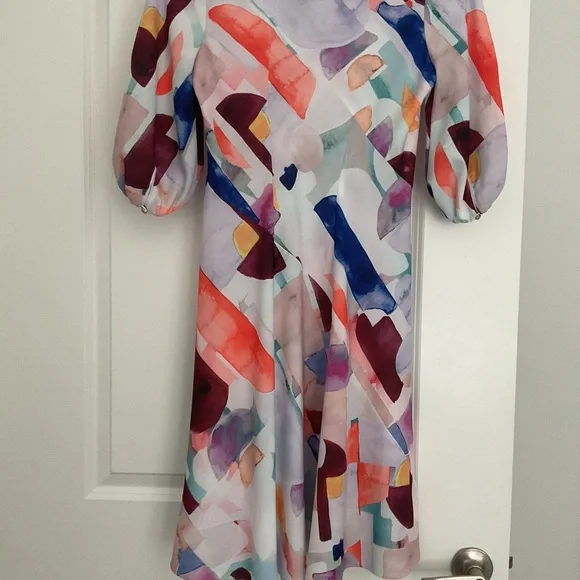 Robert Graham Olivia abstract dress size 2 - Picture 2 of 7
